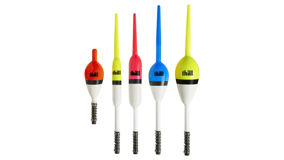 Thill Float Assortment Spring- 5 Pack,Bubble Gum, Assorted flourescent colors, MC-SPRING