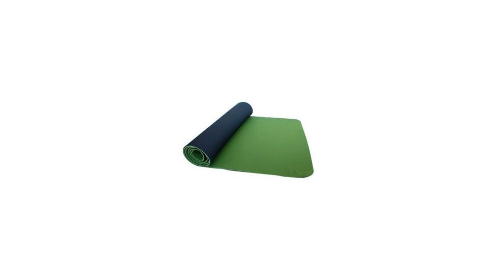 Thinksport Safe Yoga Mat, Black/Green, Black/Green, TPE, 30 Day Manufacturer Warranty, TNK-02486