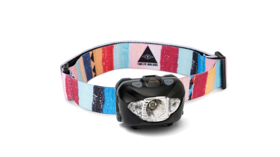 Third Eye Headlamps TE14 Headlamp. Black Lamp, Moroccan Rug, One Size, TE14.MRUG.B