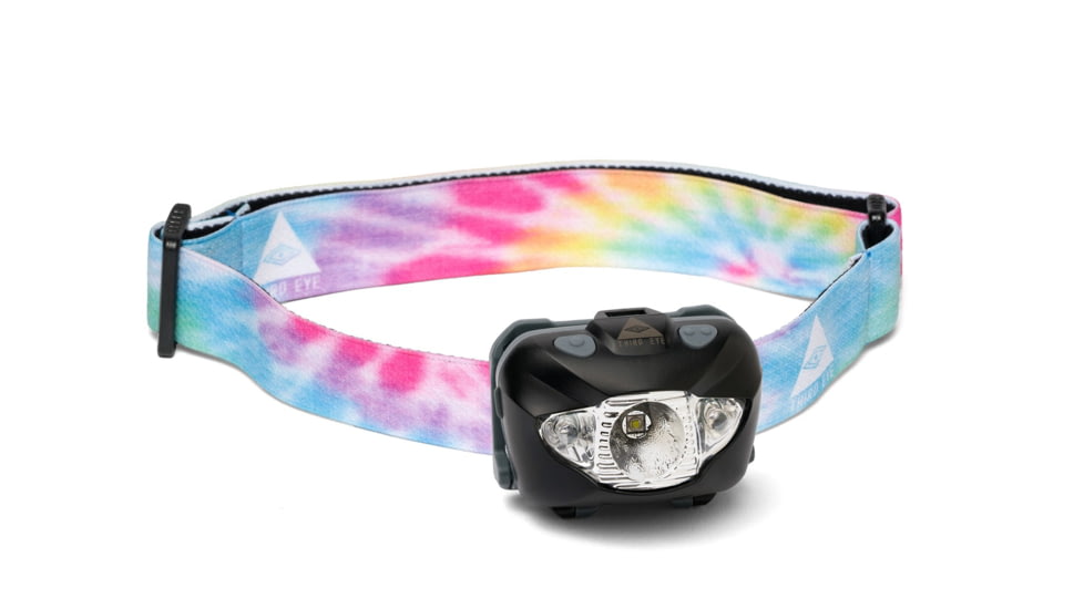 Third Eye Headlamps TE14 Headlamp. Black Lamp, Tie Dye, One Size, TE14.TD.B