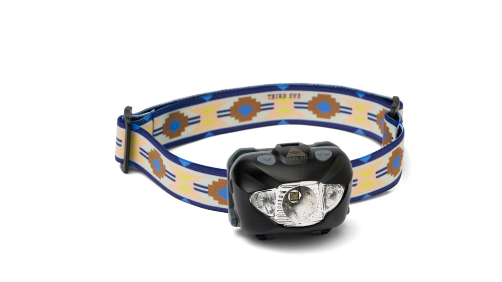 Third Eye Headlamps TE14 Headlamp. Black Lamp, Woven, One Size, TE14.W.B