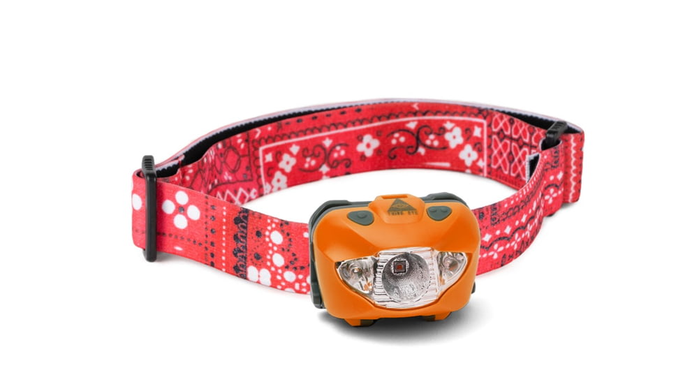 Third Eye Headlamps TE14 Headlamp. Orange Lamp, Bandana, One Size, TE14.BDNA.O