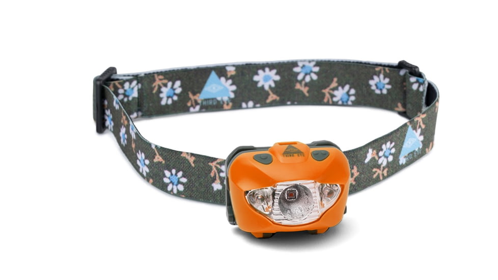 Third Eye Headlamps TE14 Headlamp. Orange Lamp, Ditsy Floral, One Size, TE14.DFL.O