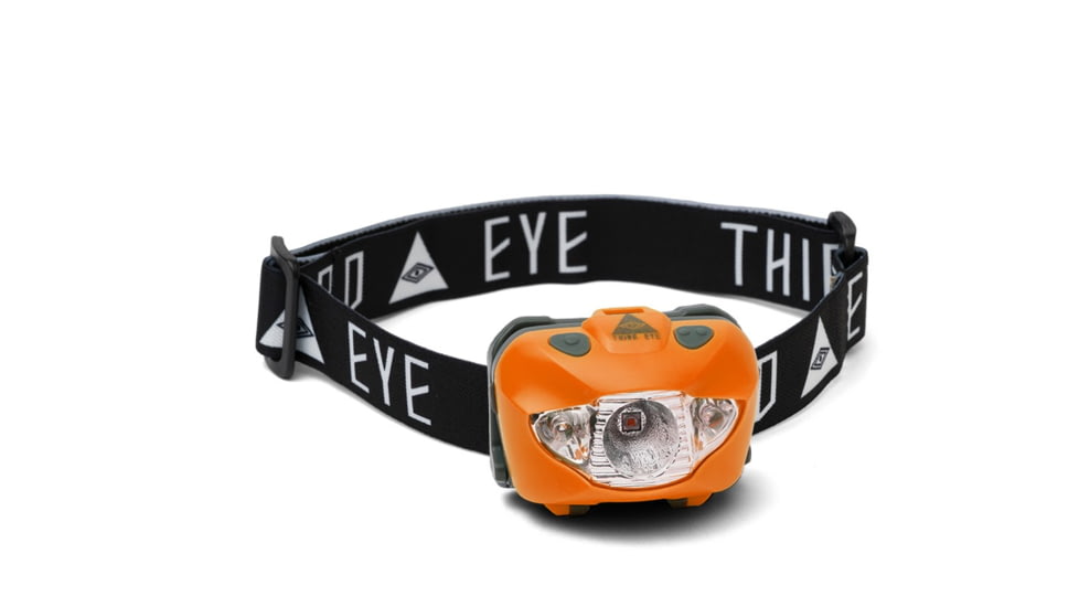 Third Eye Headlamps TE14 Headlamp. Orange Lamp, TE Logo, One Size, TE14.LOGO.O