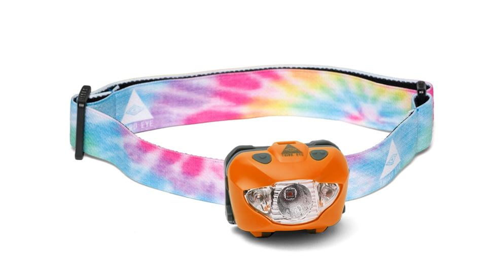 Third Eye Headlamps TE14 Headlamp. Orange Lamp, Tie Dye, One Size, TE14.TD.O