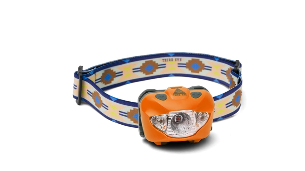 Third Eye Headlamps TE14 Headlamp. Orange Lamp, Woven, One Size, TE14.W.O