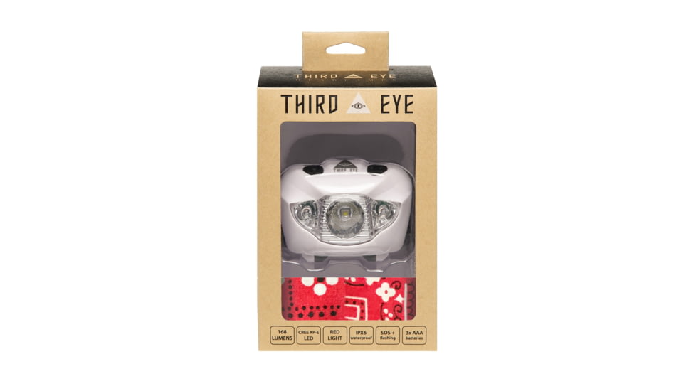 Third Eye Headlamps TE14 Headlamp. White Lamp, Bandana, One Size, TE14.BDNA