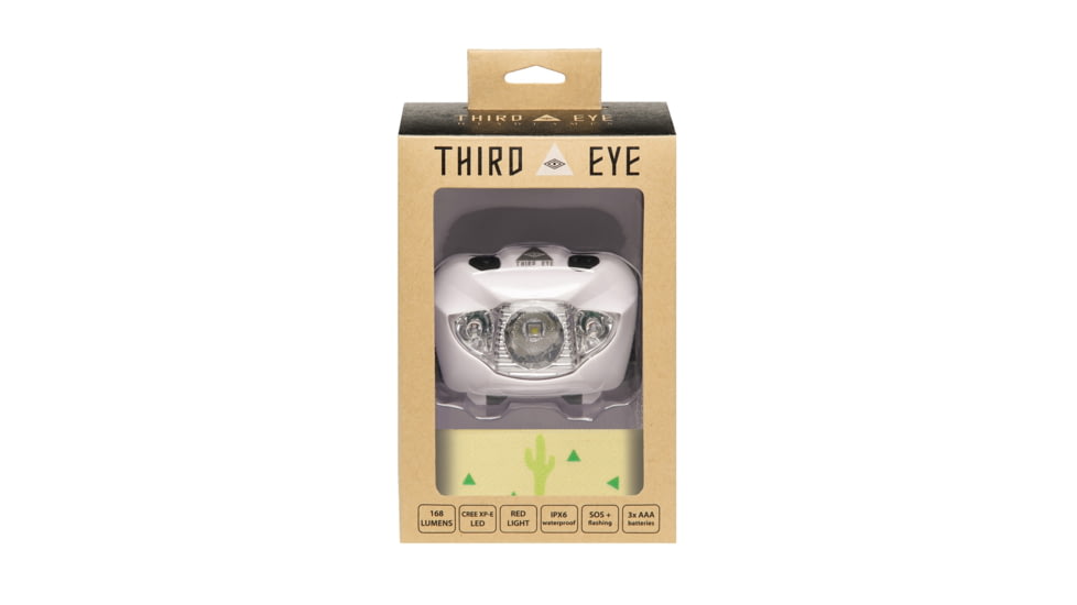 Third Eye Headlamps TE14 Headlamp. White Lamp, Cactus, One Size, TE14.CAC