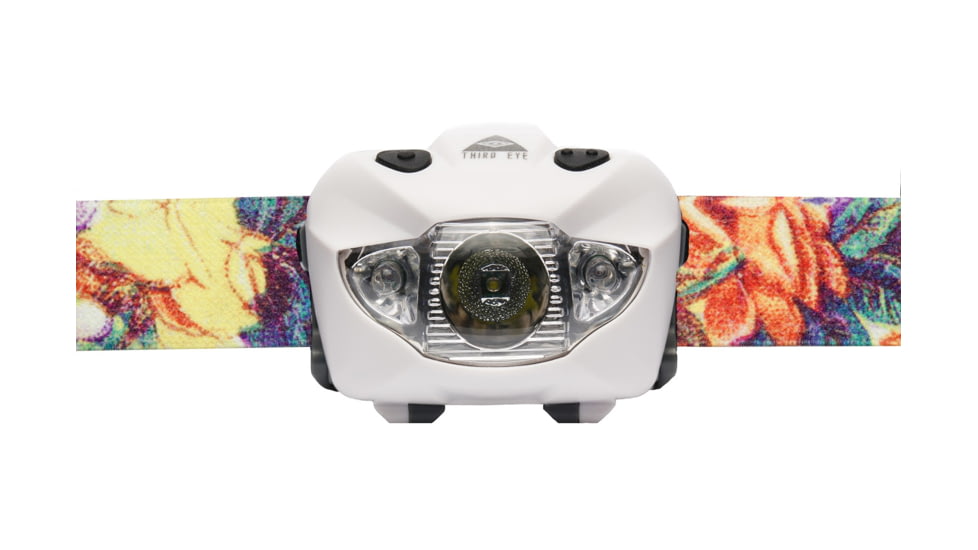 Third Eye Headlamps TE14 Headlamp. White Lamp, Floral, One Size, TE14.FL