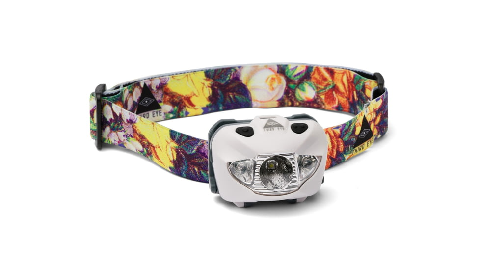 Third Eye Headlamps TE14 Headlamp. White Lamp, Floral, One Size, TE14.FL