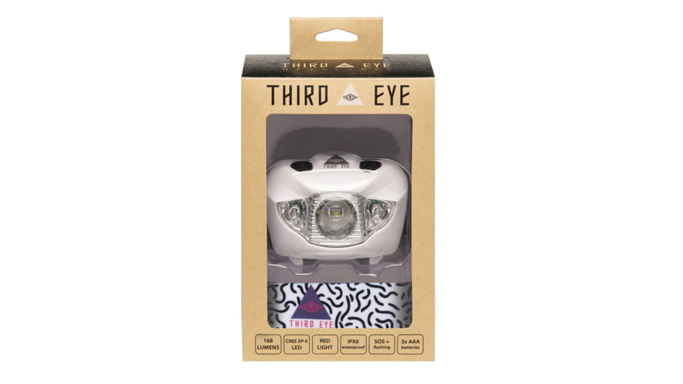 Third Eye Headlamps TE14 Headlamp. White Lamp, Lines, One Size, TE14.LIN