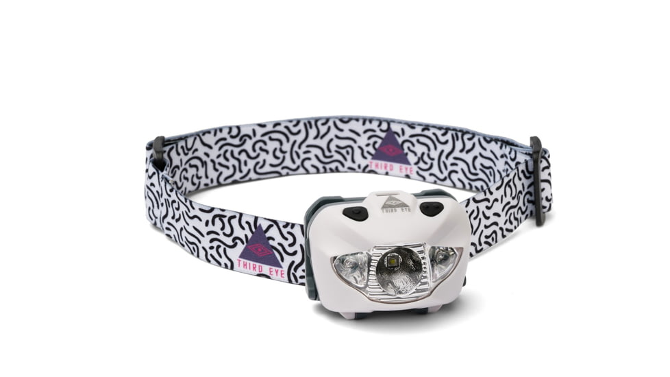 Third Eye Headlamps TE14 Headlamp. White Lamp, Lines, One Size, TE14.LIN