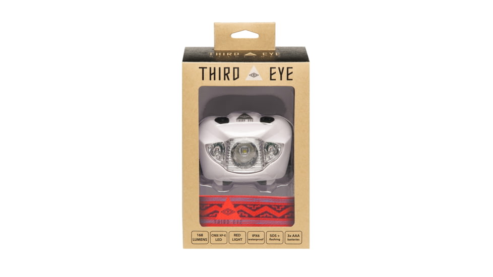 Third Eye Headlamps TE14 Headlamp. White Lamp, Peaks, One Size, TE14.PKS