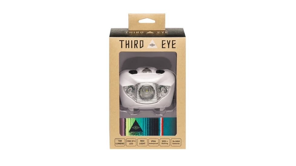 Third Eye Headlamps TE14 Headlamp. White Lamp, Serape, One Size, TE14.SER