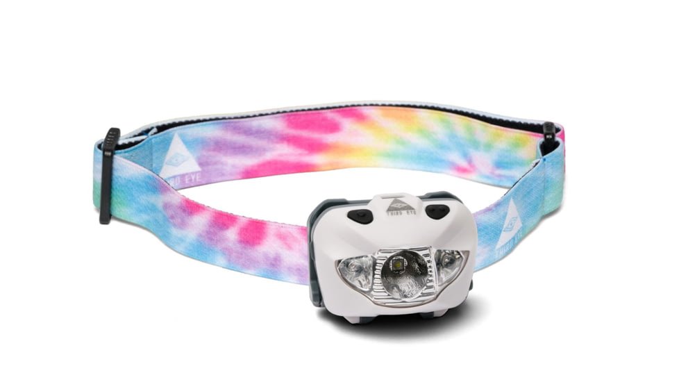 Third Eye Headlamps TE14 Headlamp. White Lamp, Tie Dye, One Size, TE14.TD