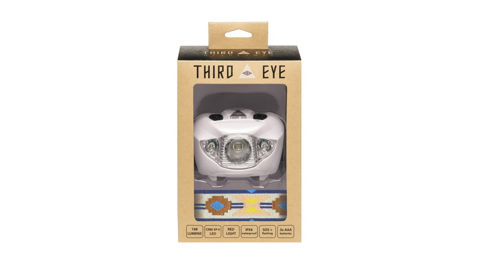 Third Eye Headlamps TE14 Headlamp. White Lamp, Woven, One Size, TE14.W