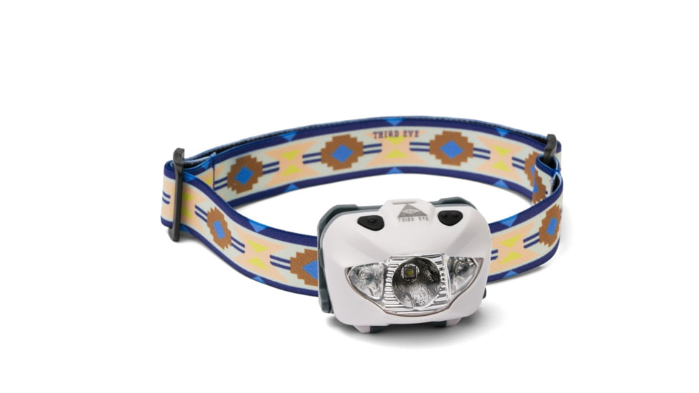 Third Eye Headlamps TE14 Headlamp. White Lamp, Woven, One Size, TE14.W