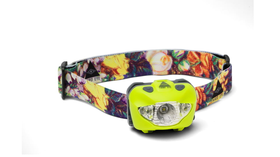 Third Eye Headlamps TE14 Headlamp. Yellow Lamp, Floral, One Size, TE14.FL.Y