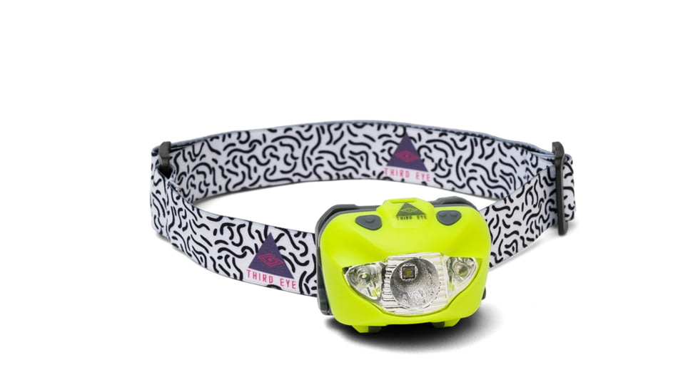 Third Eye Headlamps TE14 Headlamp. Yellow Lamp, Lines, One Size, TE14.LIN.Y