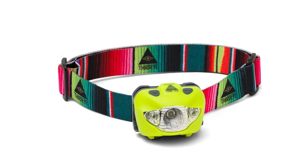 Third Eye Headlamps TE14 Headlamp. Yellow Lamp, Serape, One Size, TE14.SER.Y
