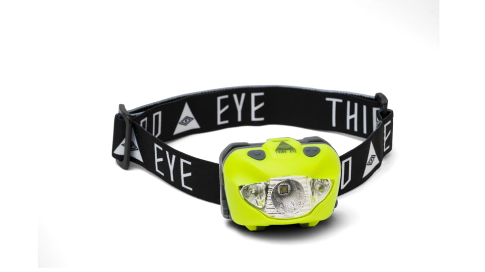 Third Eye Headlamps TE14 Headlamp. Yellow Lamp, TE Logo, One Size, TE14.LOGO.Y