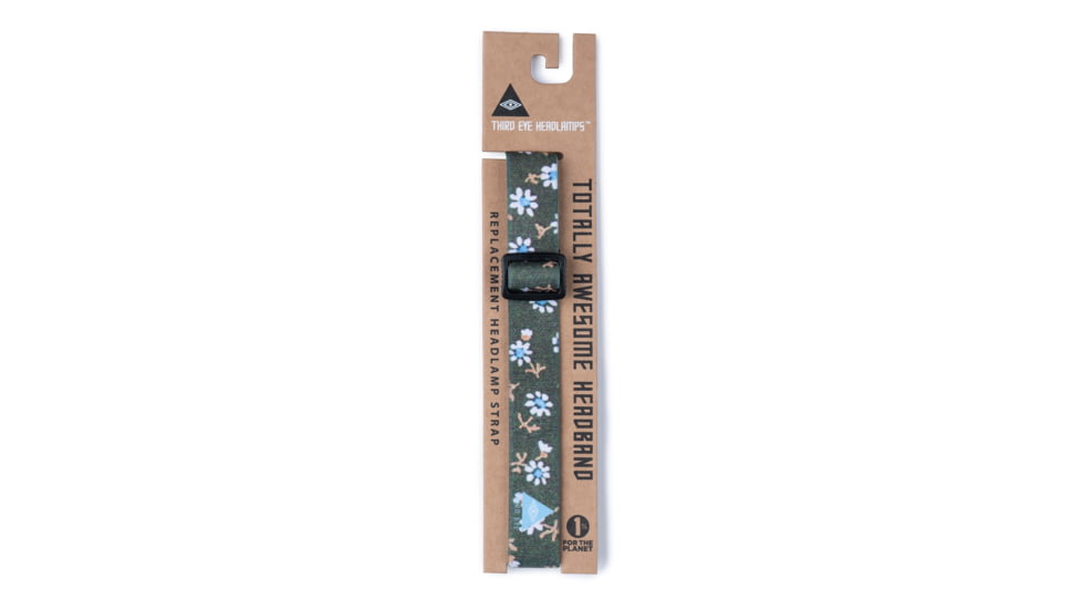 Third Eye Headlamps Totally Awesome Headband Headlamp Strap, Ditsy Floral, One Size, TAH-DFL - Ditsy Floral