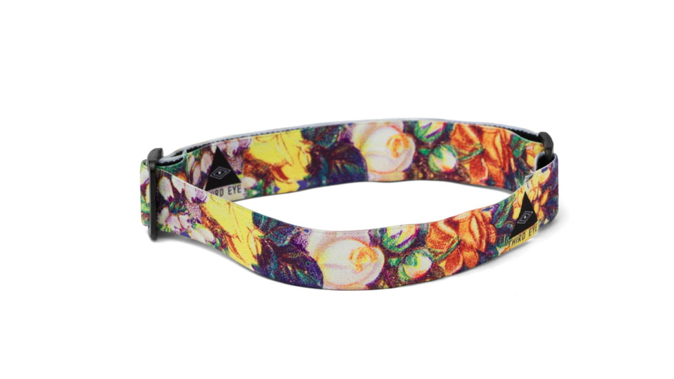 Third Eye Headlamps Totally Awesome Headband Headlamp Strap, Floral, One Size, TAH-FLOR - Floral