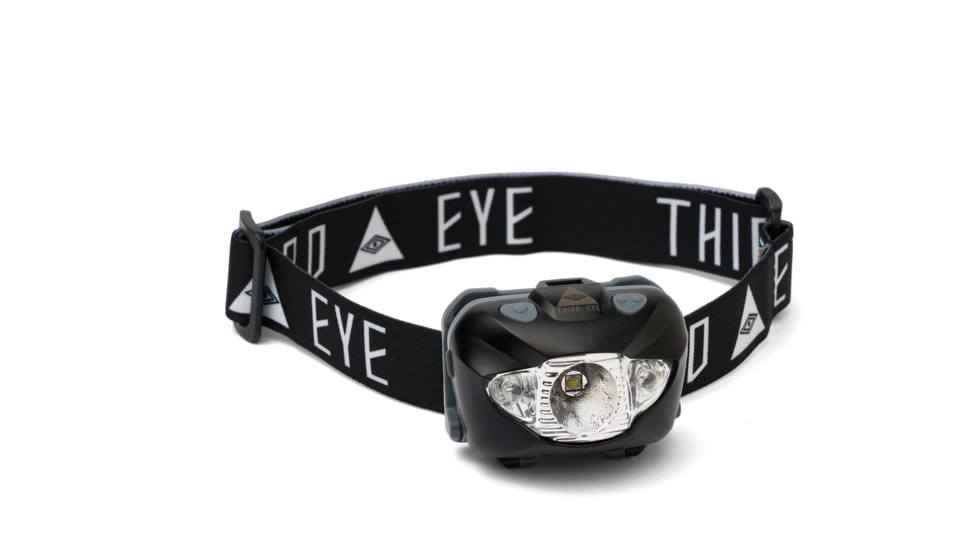 Third Eye Headlamps Totally Awesome Headband Headlamp Strap, TE Logo Black, One Size, TAH-LOG - Logo