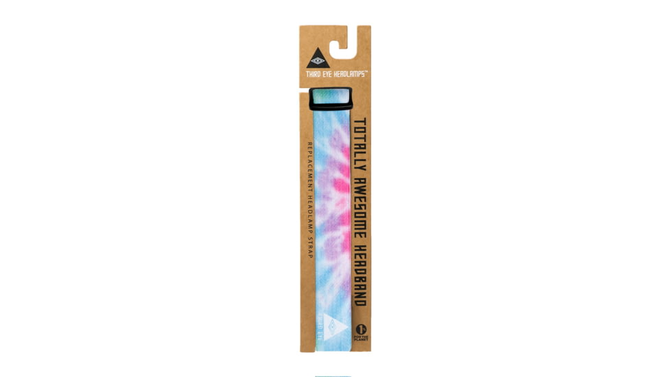 Third Eye Headlamps Totally Awesome Headband Headlamp Strap, Tie Dye, One Size, TAH-TD - Tie Dye