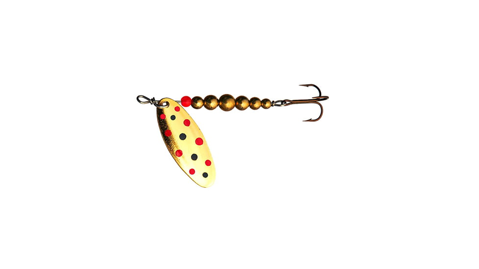 Thomas Fishing Lures E.P. Spinn In-Line Spinner, 1 7/8in, 1/4 oz, Gold, R335G
