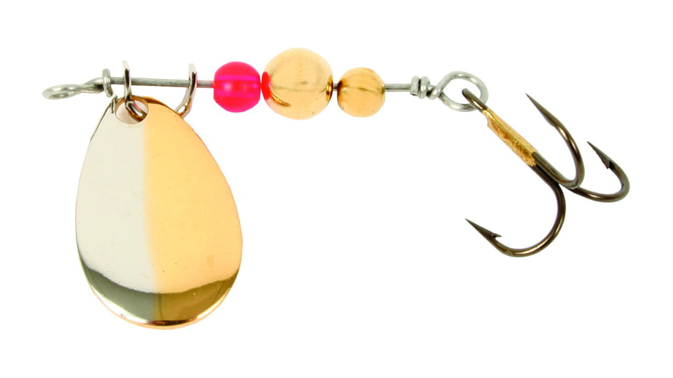 Thomas Fishing Lures Special Spinn In-Line Spinner, 1in, 1/10 oz, Nickel/Gold, S501NG