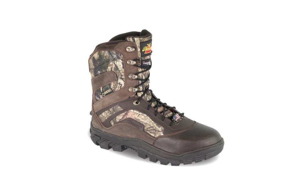 Thorogood Outdoor Veracity GTX Waterproof 8in Outdoor Boot - Men's,Brown/Mossy Oak Break-Up Country,8 W, 863-4200 8 W