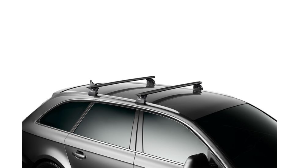 Thule AeroBlade Crossbars-Black Load Bars Pair, 43in, ARB43B