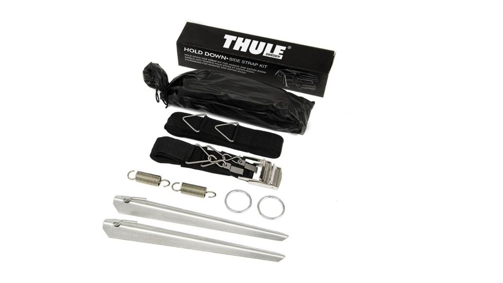 Thule Hold Down Side Strap Kit, Black/Silver, 307916