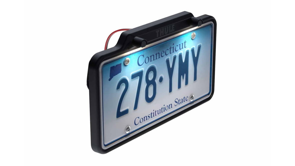 Thule License Plate Holder, Black, 903760