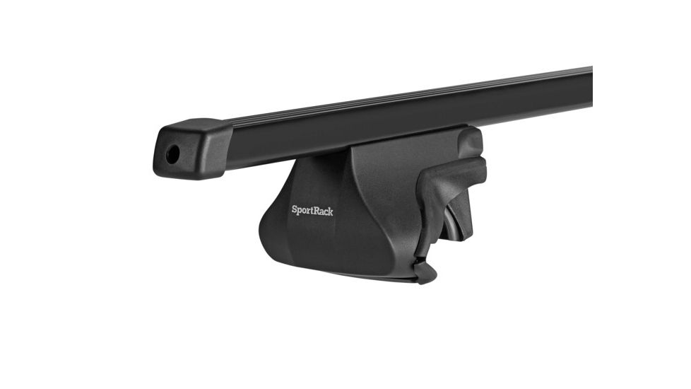 Sportrack Complete Raised Rail Roof Rack System, Black, Small SR1098