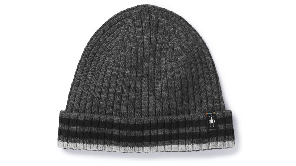 Smartwool Thunder Creek Hat-Unisex, Medium Gray Heather, Unisex Medium, SW0SC228084-1FM