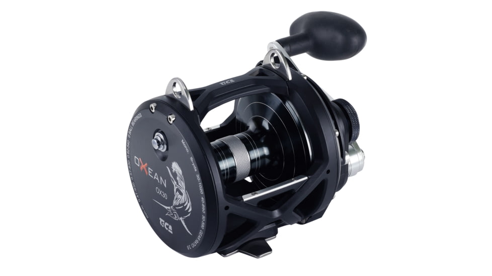 Tica Tica OX 30 Oxean OX30 Right Handed Level Drag Trolling Reel, 3.8:1 42.5oz.,6 Ball Bearing, Mono 580yd/30#.Drag:33 lb., OX30