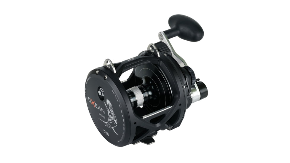 Tica Tica OX 50 TS Oxean OX50 Right Handed Level Drag Trolling Reel, 2 Speed,3.2:1,1.4:1,54.7oz.,6 Ball Bearing, Mono860yd/50#.Drag:40 lb., OX50