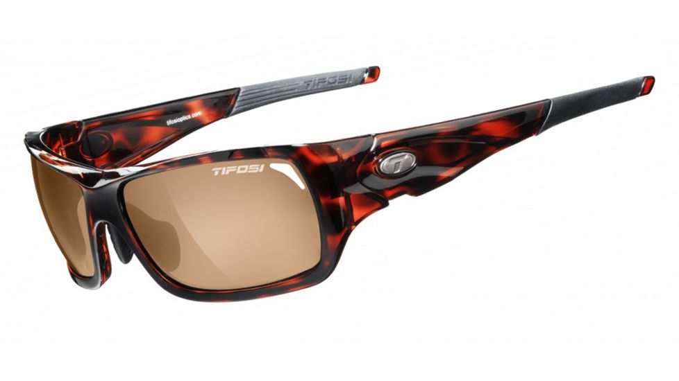 Tifosi Optics Duro w/ Brown, EC, GT Lenses, Tortoise Frame 1030201013