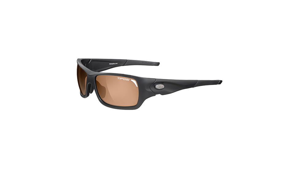 Tifosi Optics Duro w/ Brown Polarized Fototec Lenses, Matte Black Frame 1030600160