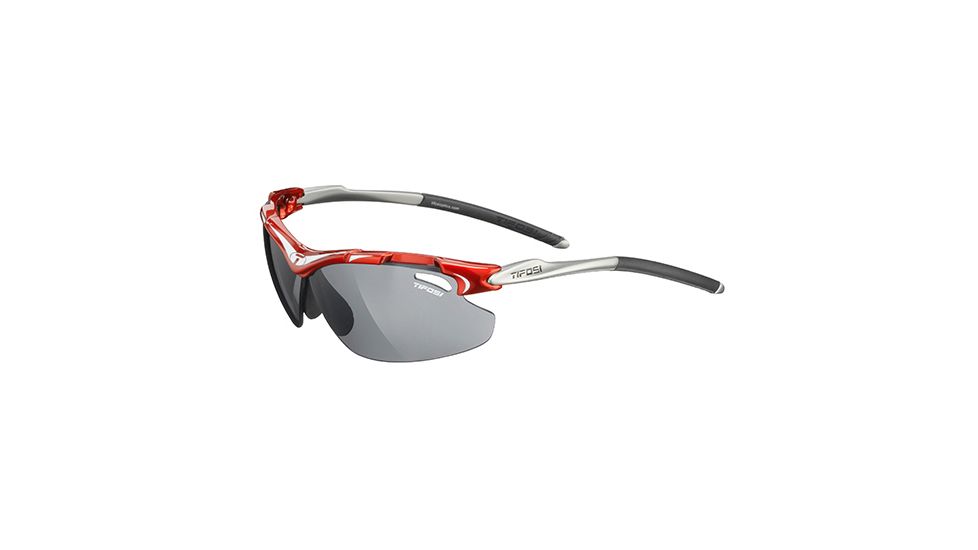 Tifosi Optics Tyrant w/ EC, GT, Smoke Lenses, Metallic Red Frame 0070202715