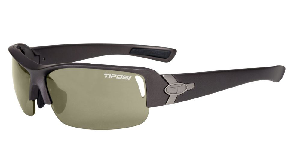 Tifosi Slope Sunglasses - Magnesium Frame, GT/EC/AC Red Lenses 0030200810