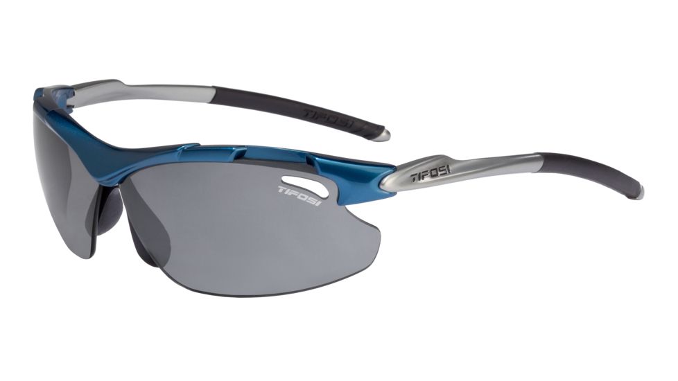 Tifosi Tyrant Sunglasses - Sky Blue Frame, Smoke Fototec Lenses 0070303634