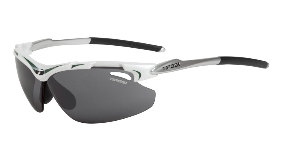 Tifosi Tyrant Sunglasses - Race Green Frame, Smoke/AC Red/Clear Lenses 0070101901