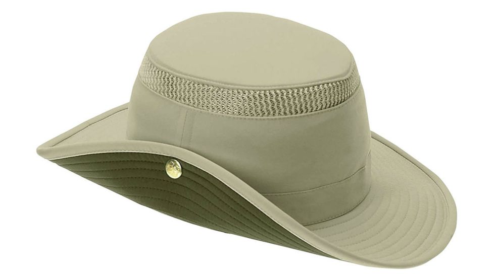 LTM3 Snap-Up Airflo Hat - Mens -Khaki/Olive-7 and 3/4