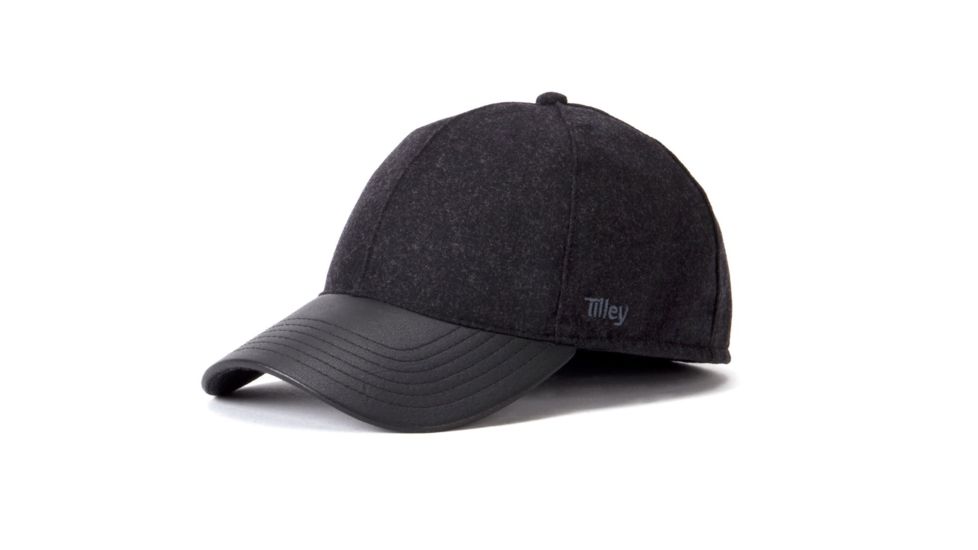 Tilley Men's Tec-Wool Ball Cap, Black, Small, TBC1-Black-Small