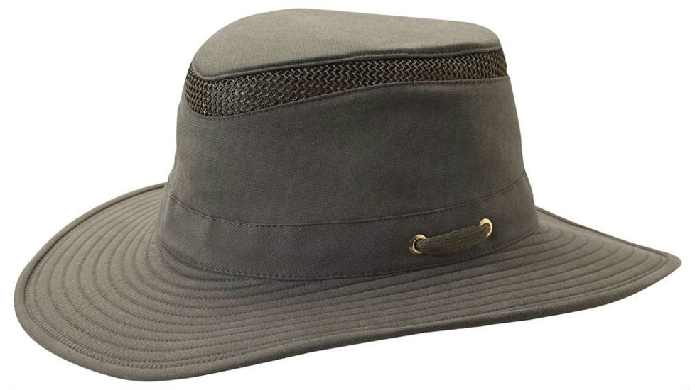 Tilley T4MO Organic Airflo Hat - Men's -Olive-7 and 1/2