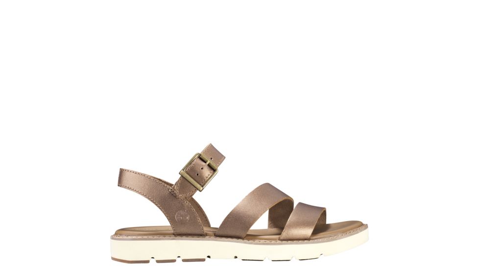 Timberland Bailey Park Asymmetric Y-Strap, Gold Full Grain, Medium, 7.5, TB0A1XKUH56-075M