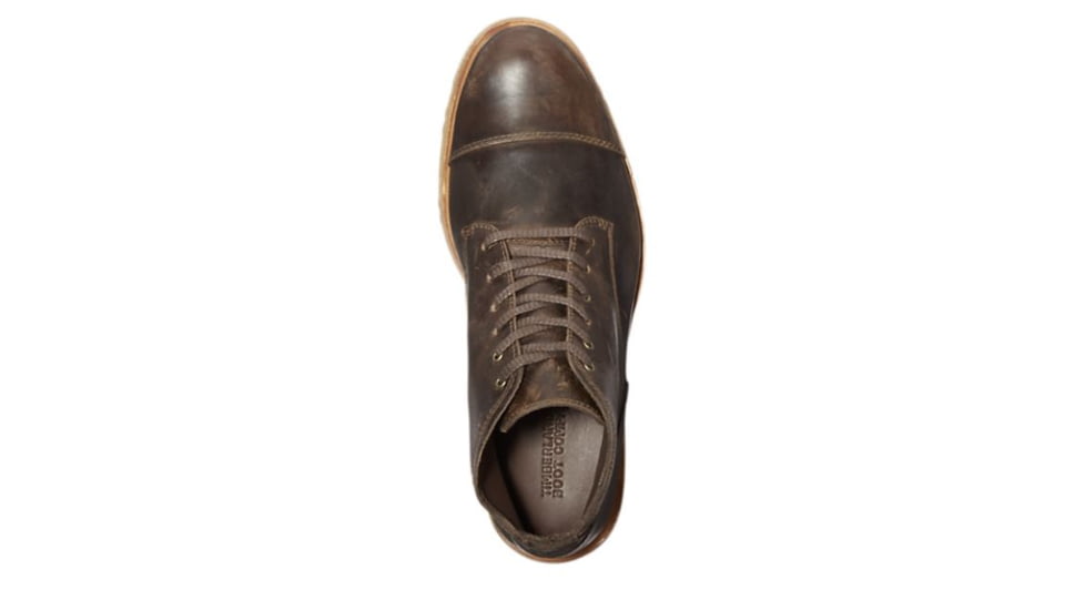Timberland Bardstown Waterproof Cap Toe Chukka Shoes - Men's, Dark Brown Full-Grain, 10, TB0A27QE201-10-MED